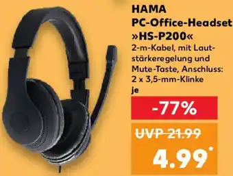 Kaufland HAMA PC-Office-Headset HS-P200 Angebot