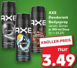 Kaufland AXE Deodorant Bodyspray Angebot