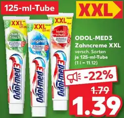 Kaufland ODOL-MED3 Zahncreme XXL Angebot