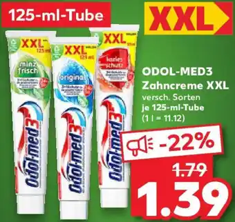 Kaufland ODOL-MED3 Zahncreme XXL Angebot