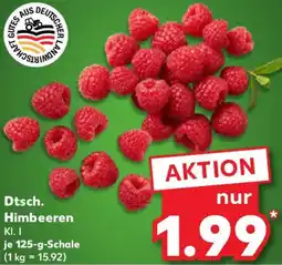 Kaufland Dtsch. Himbeeren Angebot