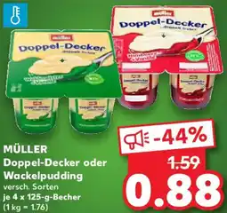 Kaufland MÜLLER Doppel-Decker oder Wackelpudding Angebot