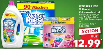 Kaufland WEISSER RIESE Voll- oder Colorwaschmittel Angebot
