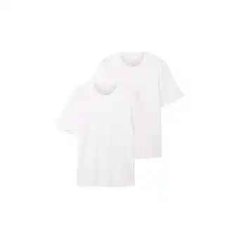 Netto Marken-Discount Tom Tailor T-Shirt Kurzarmshirt mit Rundhalsausschnitt, einfarbig im Doppelpack Angebot