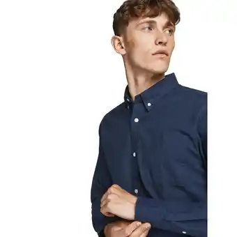 Netto Marken-Discount Jack & Jones Hemd BROOK Slimfit Langarmhemd mit Button-Down-Kragen Angebot