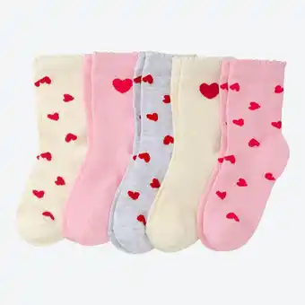NKD Kinder-Mädchen-Socken in verschiedenen Designs, 5er-Pack Angebot