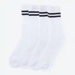 NKD Herren-Tennissocken mit geripptem Schaft, 4er-Pack Angebot