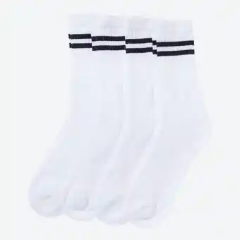 NKD Herren-Tennissocken mit geripptem Schaft, 4er-Pack Angebot