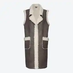 NKD Damen-Outdoor-Langweste in Lammfelloptik Angebot