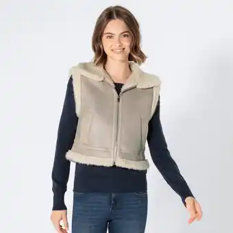 NKD Damen-Weste in Velourslederoptik Angebot