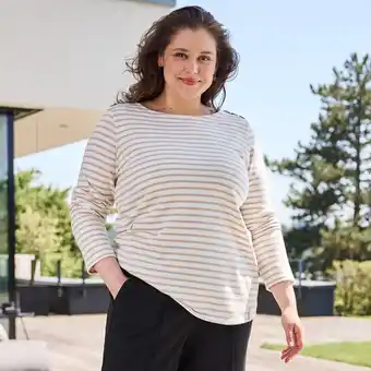 NKD Damen-Pullover mit U-Boot-Ausschnitt, große Größen Angebot