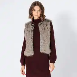 NKD Damen-Outdoor-Weste mit zweifarbigem Kunstfell Angebot