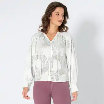 NKD Damen-Bluse mit Ausbrenner-Design Angebot