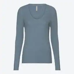NKD Damen-Langarmshirt mit V-Ausschnitt Angebot