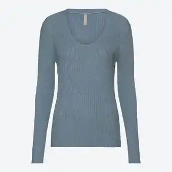 NKD Damen-Langarmshirt mit V-Ausschnitt Angebot
