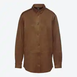 NKD Damen-Suede-Bluse mit Knopfleiste Angebot