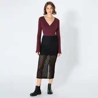 NKD Damen-Rock mit Spitze Angebot