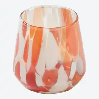 NKD Windlichtglas mit Maserung, Höhe ca. 9cm Angebot