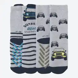 NKD Kinder-Anti-Rutsch-Socken mit Auto-Motiv, 2er-Pack Angebot