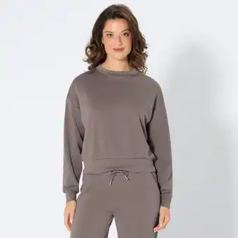 NKD Damen-Sweatshirt mit Rippenbund, Modal-Mix Angebot
