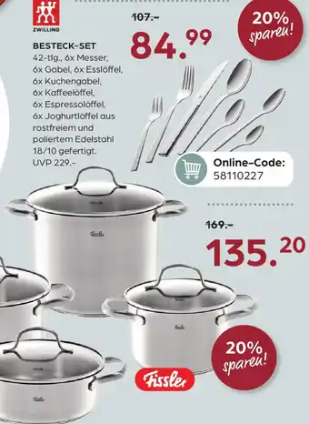 Möbel Buss Zwilling besteck-set Angebot