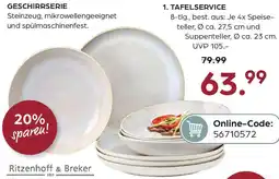 Möbel Buss Ritzenhoff & Breker Tafelservice Angebot