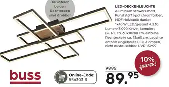 Möbel Buss Led-deckenleuchte Angebot