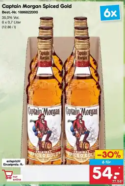 Netto Marken-Discount Captain Morgan Spiced Gold Angebot