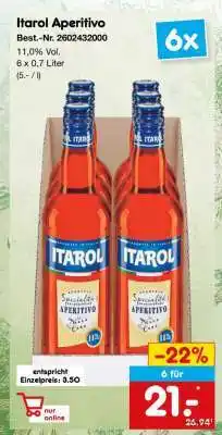 Netto Marken-Discount Itarol Aperitivo Angebot