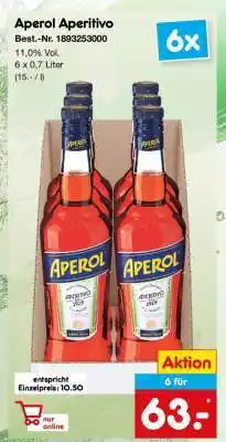 Netto Marken-Discount APEROL Aperitivo Angebot
