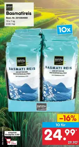 Netto Marken-Discount satori Basmatireis Angebot