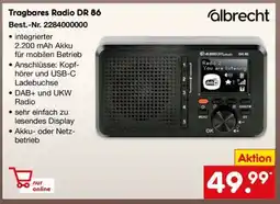 Netto Marken-Discount Tragbares Radio DR 86 Angebot