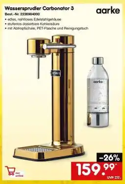 Netto Marken-Discount Wassersprudler Carbonator 3 Angebot