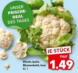 Kaufland Dtsch./poln. Blumenkohl, lose Kl. I Angebot