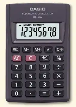 Woolworth Casio Taschenrechner HL4A Angebot