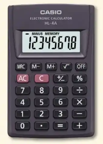 Woolworth Casio Taschenrechner HL4A Angebot