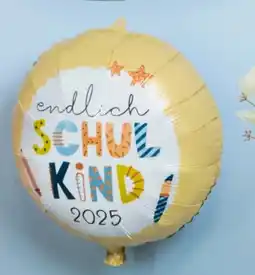 Woolworth Folienballon Schulkind Angebot