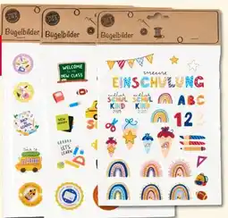 Woolworth Bügelbilder Schulkind Angebot