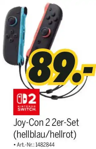 MEDIMAX NINTENDO SWITCH Joy-Con 2 2er-Set (hellblau/hellrot) Angebot