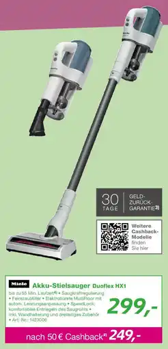 EP Miele Akku-Stielsauger Duoflex HX1 Angebot