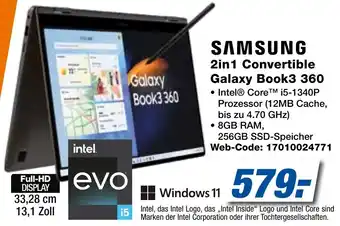 expert Techno Land SAMSUNG 2in1 Convertible Galaxy Book3 360 Angebot
