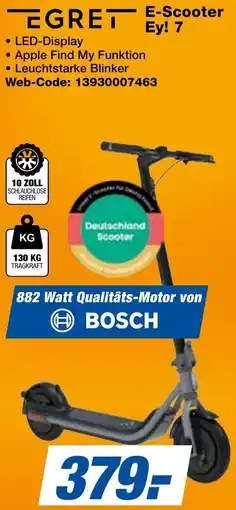 expert Techno Land EGRET E-Scooter Ey! 7 Angebot