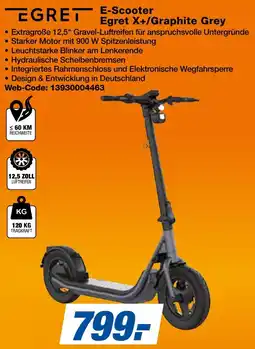 expert Techno Land EGRET E-Scooter Egret X+/Graphite Grey Angebot
