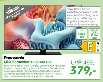 EP Panasonic led-fernseher tb-43w61aez Angebot