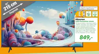 EP Hisense led-fernseher 85a6n Angebot