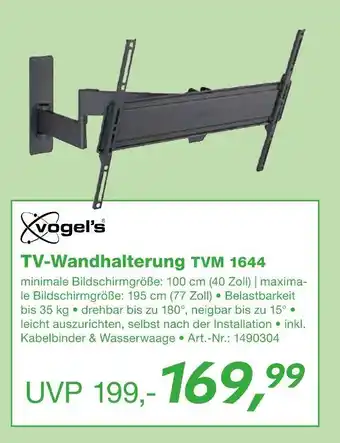 EP Vogel's tv-wandhalterung tvm 1644 Angebot