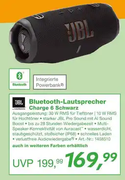 EP Jbl bluetooth-lautsprecher charge 6 schwarz Angebot