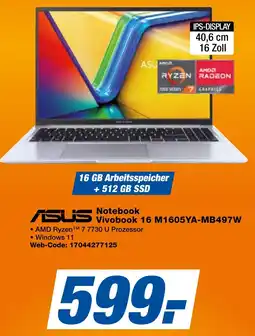 expert Techno Land ASUS Notebook Vivobook 16 M1605YA-MB497W Angebot