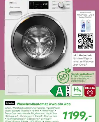 EP Miele waschvollautomat wwg 880 wcs Angebot