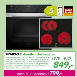 EP Siemens einbau-herd-set mke3kc64 Angebot